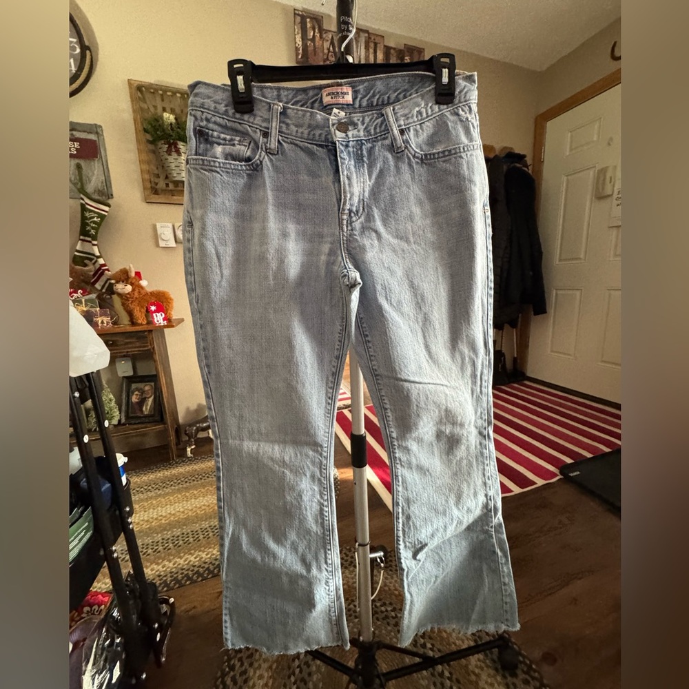 Abercrombie & Fitch Light Blue Flare Jeans